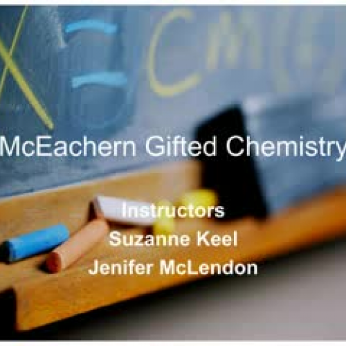 McEachern Mastery Chemistry Introduction