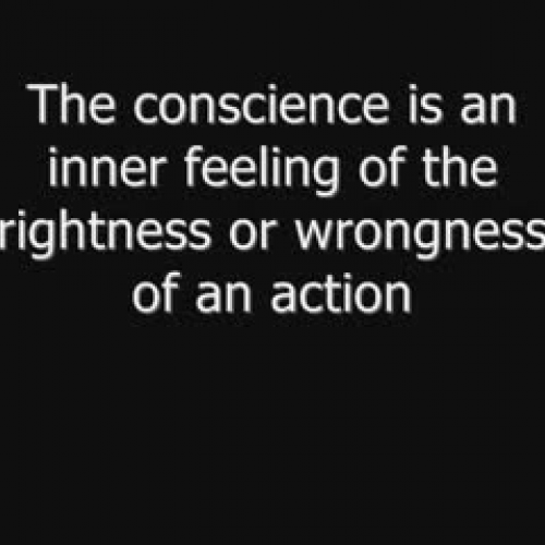 Conscience and Morality