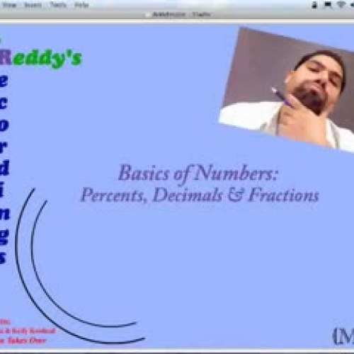 Percents, Decimals &amp; Fractions