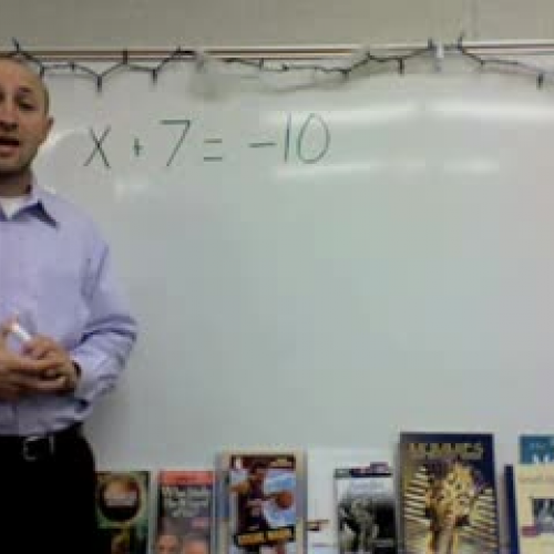 Addition &amp; Subtraction Equations