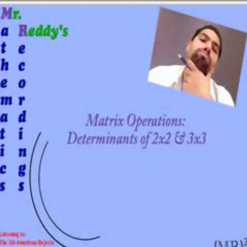 Determinants of Matrices