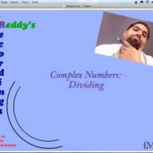 Dividing Complex Numbers