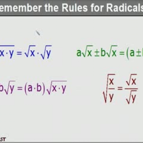 Simplifying Basic Radicals KORNCAST