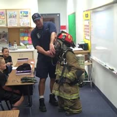 Students Learn Fire Safety Tips