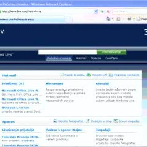 Windows Live - Kreiranje novog doga?aja