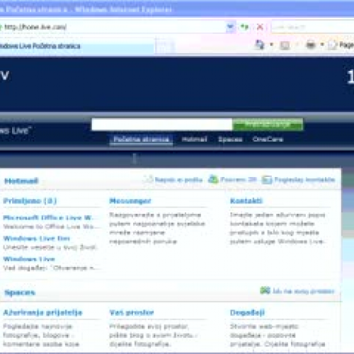 Windows Live - Objavljivanje unosa na blogu