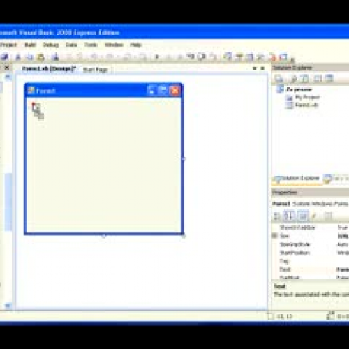 Visual Basic 2008 - Rad s kontrolama