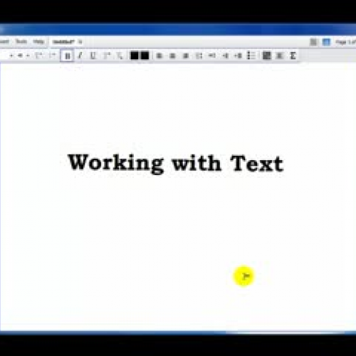 Module 2 - ActivInspire - Working with Text