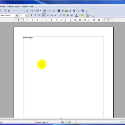 openoffice apprentissage