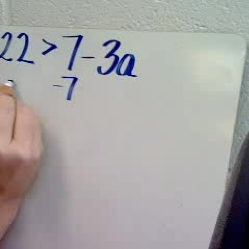 Solving Linear Inequalities 2
