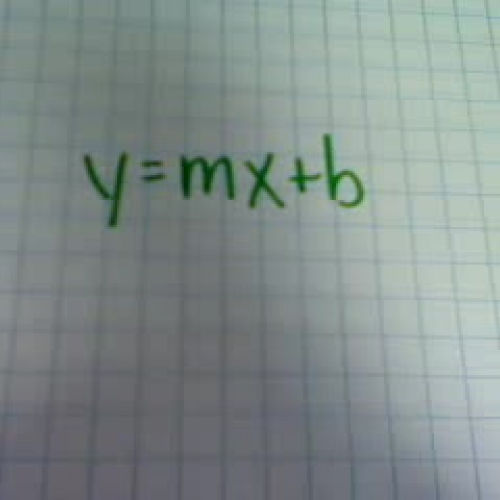 Linear Graphing Basics (Slope Intercept Form)
