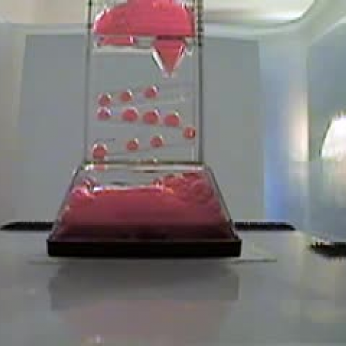Fluid-Blob Toy in Microgravity