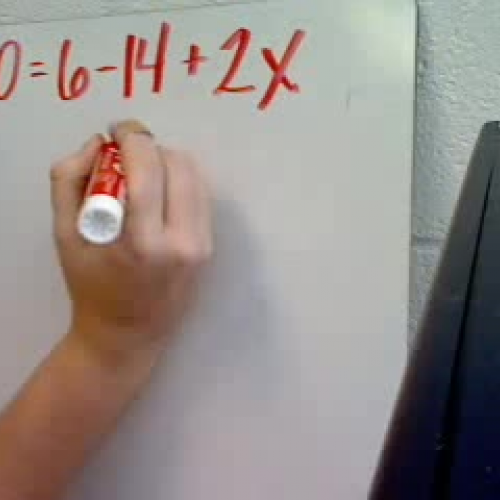 Solving Linear Equations with Like Terms III