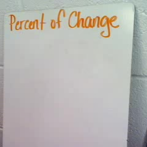 Percent of Change I