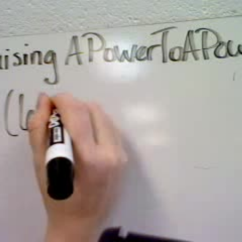 Raising A Power To A Power