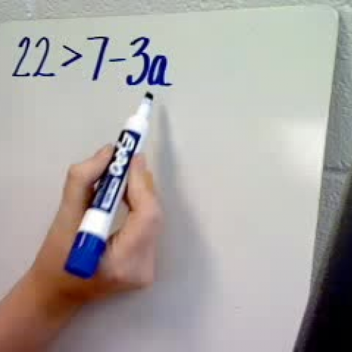 Solving Linear Inequalities I