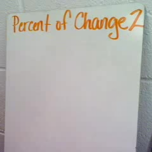 percent of change