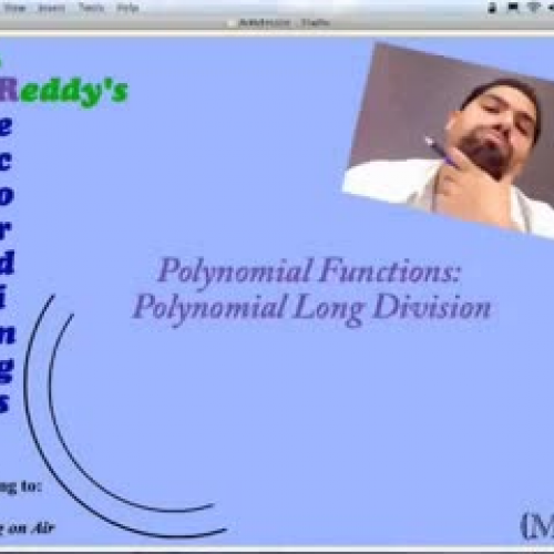 Polynomial Long Division