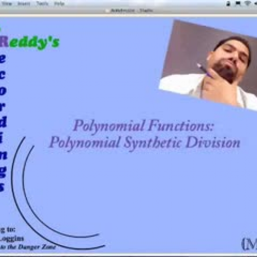 Polynomial Synthetic Division