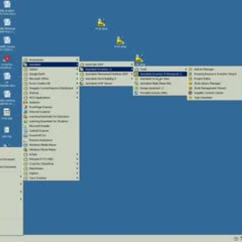 Opening Inventor Computer Program