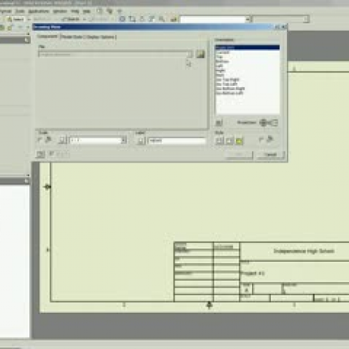 Placing Drawings in Title Blocks in Inventor