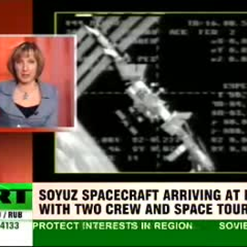 Soyuz docks with ISS