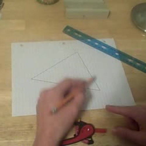 Constructing the Centroid of a Triangle