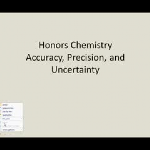 HC- Accuracy, Precision, and Uncertainty 0910