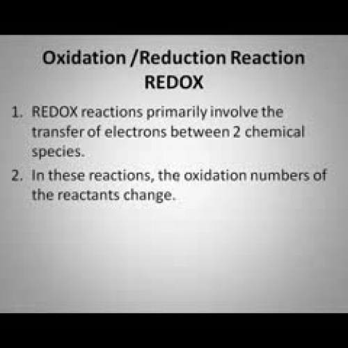AP- Introduction to Redox Reactions 0910