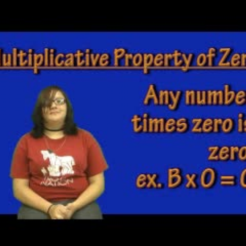 Multiplicative Property of Zero