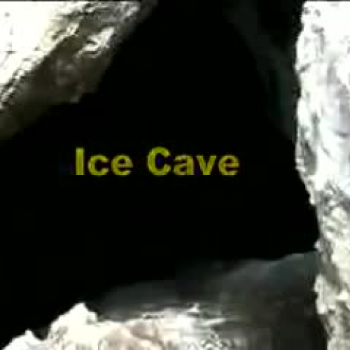 August in an Ice Cave (central Montana)