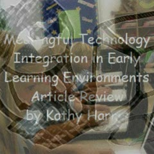Technology in an Early Childhood Classroom
