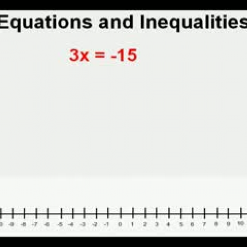 Comparing Equations and Inequalties