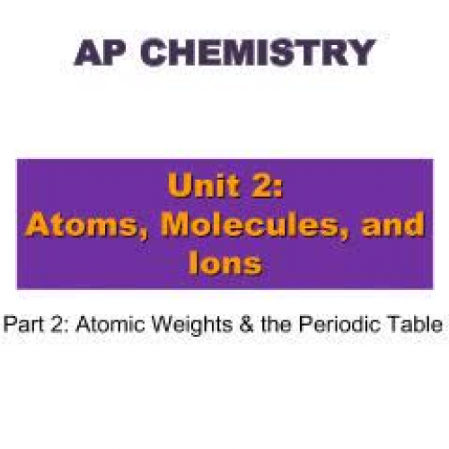 EHS AP Chem Unit 2 part 2