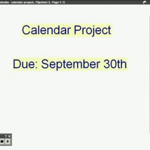 calendar project