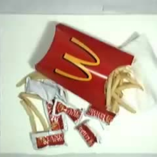 Painting with Ketchup and French Fries