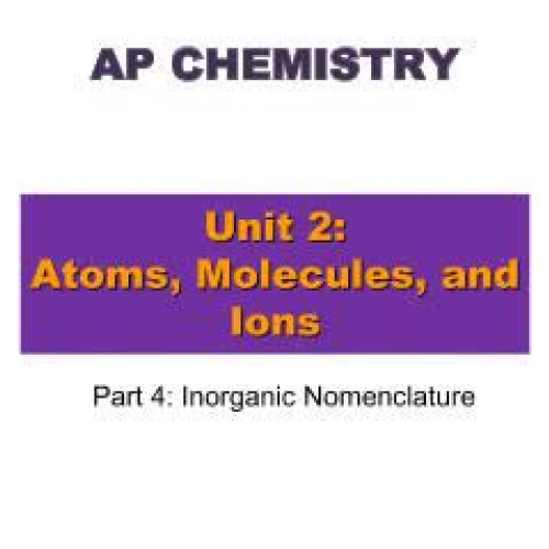 EHS AP Chem Unit 2 part 4