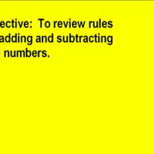 1-4 Sums and Differences