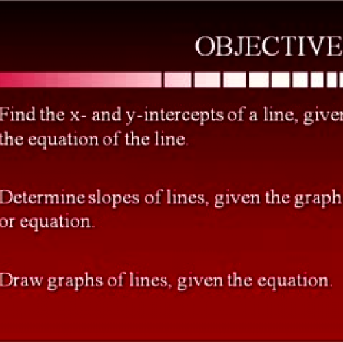 Graphs of Lines