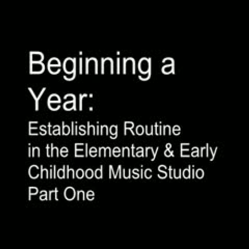 Expectation &amp; Routines in Elementary Musi