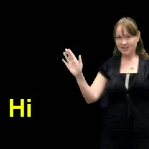 Greetings in ASL