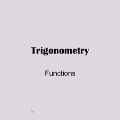 Trig ch 1-0 Function Review