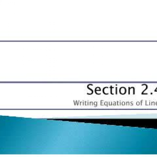 2.4 Alg 2 Writing Equations podcast