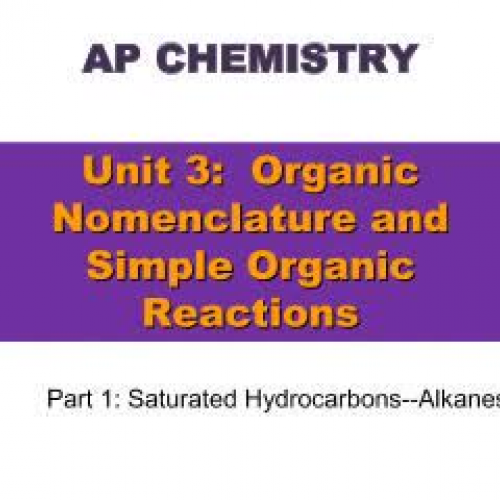 EHS AP Chem Unit 3 Part 1