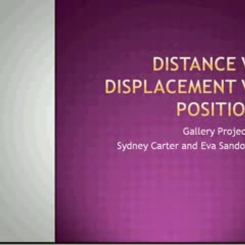 Distance Displacement Position Gallery