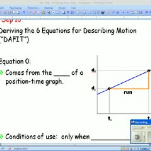 P40 - Deriving DAFIT equations of motion