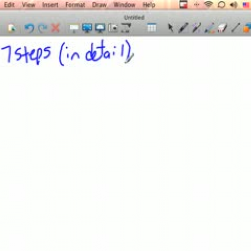 7 steps to solve an equation in detail