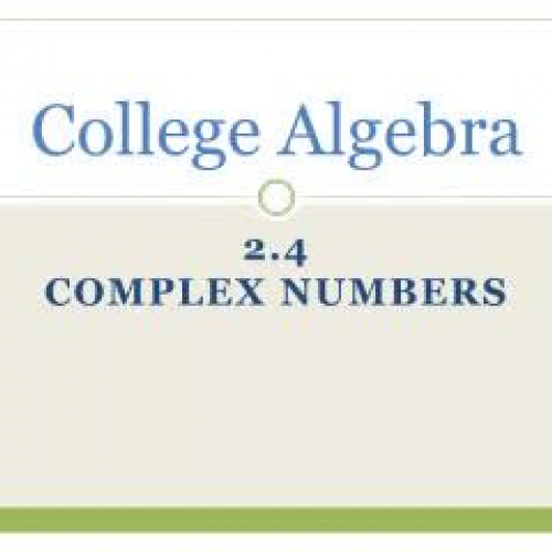 2.4 ColAlg. Complex numbers_Hillman