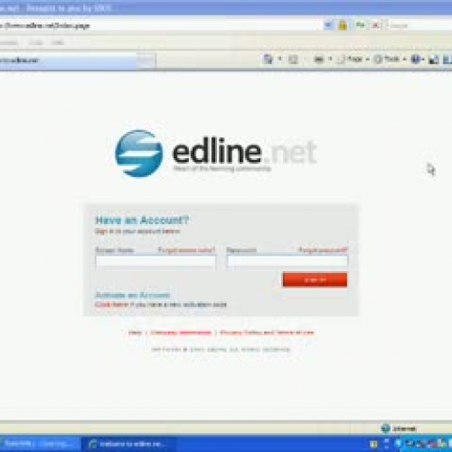 Activating Your Edline Account
