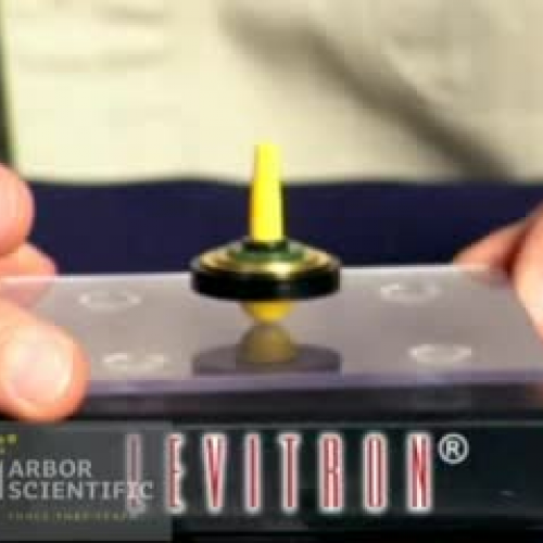 The Levitron: Demonstrate magnetic levitation